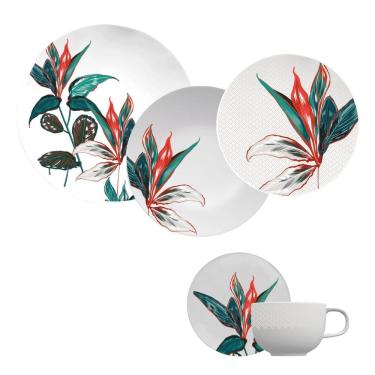 Imagem de Aparelho de Jantar 30 Peças Tropical Germer