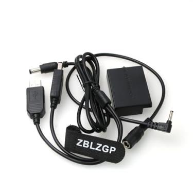 Imagem de ZBLZGP Acoplador DC de bateria falsa LP/E8 DR-E8 Dual USB para câmeras Canon EOS Rebel T5i T4i T3i T2i 700D 650D 600D 550D Kiss X6 Kiss X5 Kiss X4 DSLR