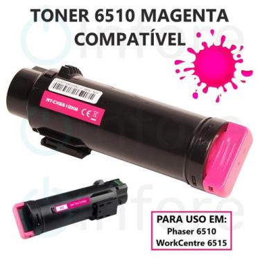 Imagem de Toner Compatível 6510 P6510 Magenta para 6515 6510 - Premium, 6510
