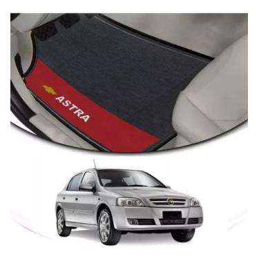 Imagem de Kit 4 Tapete De Carro Astra Gm Bordado Personalizado Símbolo - LM MAGA