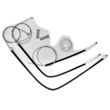 Imagem de Kit Reparo Máquina De Vidro Polo Antigo Dianteiro (Simples) - Lw Group