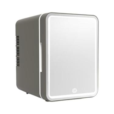 Imagem de YWJLQH Mini Geladeira Portátil Pequena Geladeira 4l Alimentos Bebidas Multiuso Mini Geladeira Portátil de Refrigeração para Acampamento Casa Carro Quarto, Cinza