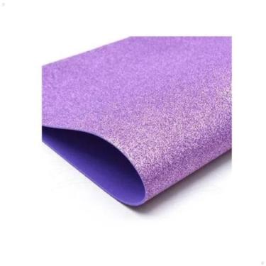 Imagem de Eva Com Glitter 40cmX60cm 2mm PCT C/5 - MAke+ - Make +, Lilas