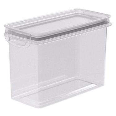 Imagem de Porta mantimentos hermético Trava Mais 1,9 litros fendi Plasutil ref.9