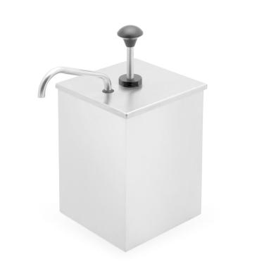 Imagem de Dispenser Dosador de Molho ou Condimento em Aço Inox 3 Litro