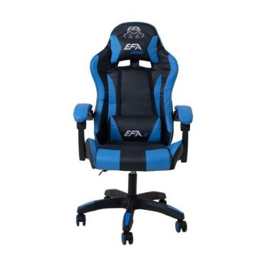 Imagem de Cadeira De Escritorio 3 COR: Gamer GAMING- R(Azul) - EFA