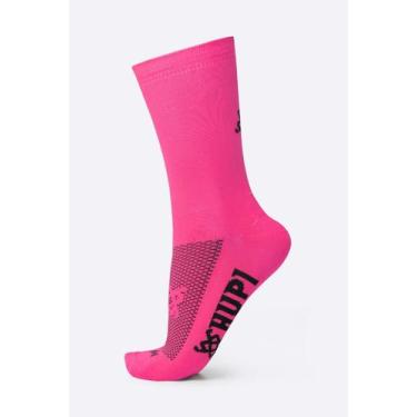 Imagem de Meia HUPI Lisa Rosa Neon, UNICO