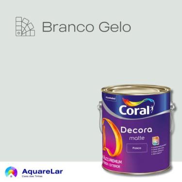 Imagem de Decora Matte Coral Fosco 3,2L, GELO