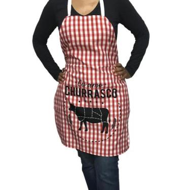 Imagem de Avental churrasco vermelho - NSW Decor