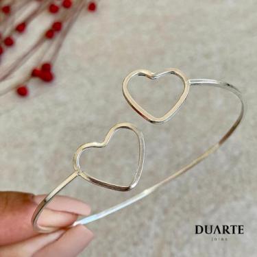 Imagem de Bracelete em Prata 925 de Coração - Duarte Joias