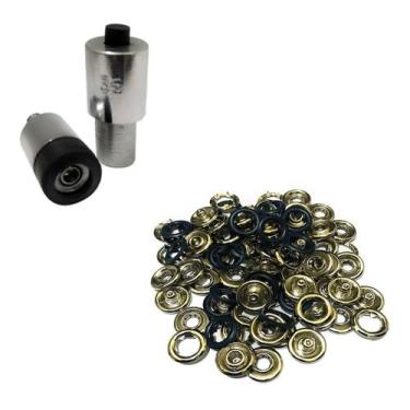 Imagem de Botão De Pressão de Metal 35 Para Roupinha de Bebê Body Cx.200 + Matri