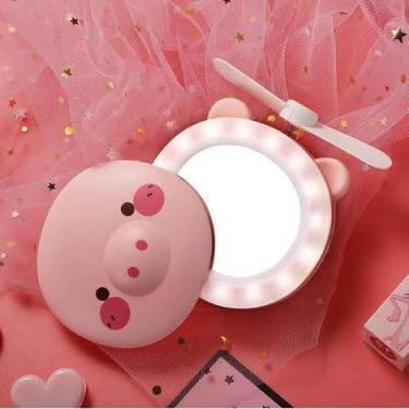 Imagem de Espelho com LED e Ventilador de Porquinho - BCS