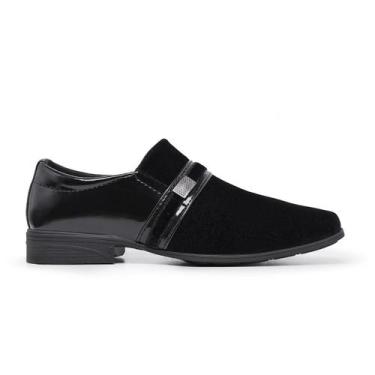 Imagem de Sapato Social Masculino Verniz Camurça Calçado Oxford - Schiarelli, Pr