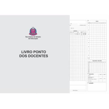 Imagem de Livro Ponto para Docentes 100 Folhas 280X310MM - Tamoio