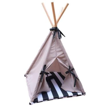 Imagem de Caminha Cabana Pet Toca Oca Tenda Cama Cachorro Gato Cão M