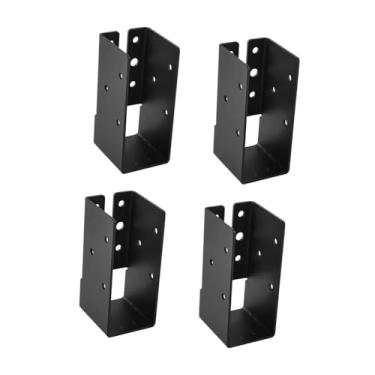 Imagem de WeiLaiKeQi 4x Cabide de Oculta Fácil Instalação Suportes de de Ferro Profissional Hardware para de 2x4" Balanço Corrimão Cerca Trilho