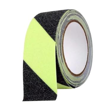 Imagem de Ｂｅｓｇａ Fita adesiva que brilha no escuro, fita antiderrapante para escadas, aderência forte de alta tração, fita reflexiva luminosa antiderrapante, Sarja Luminosa, 5 M