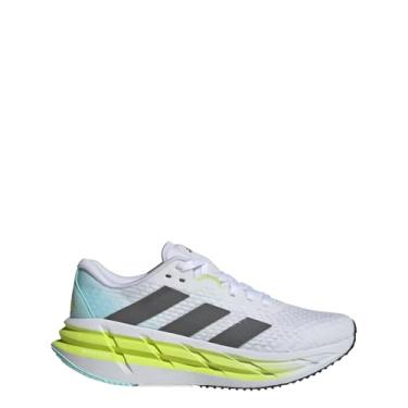 Imagem de adidas Tênis feminino Adistar 3, Branco/preto/limão, 40