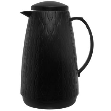 Imagem de Garrafa térmica Peacock preta Wolff 1 litro