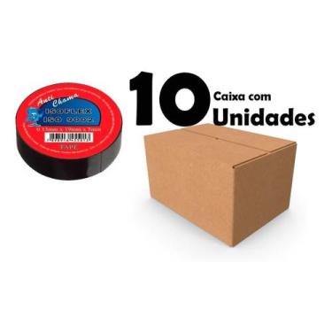 Imagem de Kit 10 Unidades Fita Isolante Anti Chama Isoflex 19mm X 5m - Geral