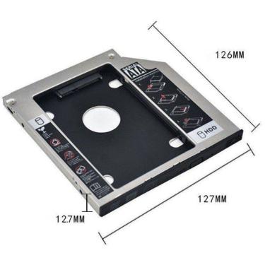 Imagem de Adaptador Caddy Para Segundo Hd Ou Ssd 12.7Mm Para Notebook