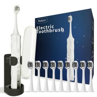 Imagem de Escova de Dentes Elétrica Kuicur Diamond Style - 15 Modos de Limpeza