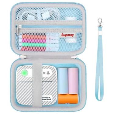 Imagem de Estojo de Transporte Rígido Supmay para Impressora de Adesivos - Azul