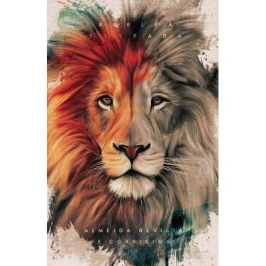 Imagem de Bíblia ARC 860 - Leão Duo - Letra Normal - Almeida Revista e Corrigida