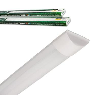 Imagem de Luminaria Led Sobrepor Slim 36w 100cm Luz Neutra 4000k - TASCHIBRA