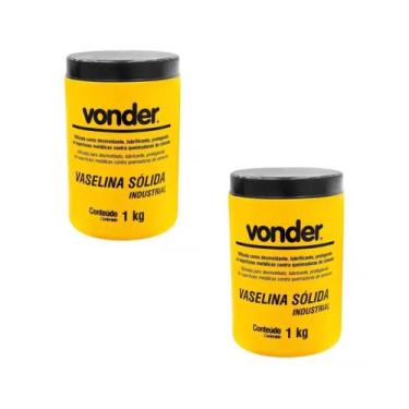 Imagem de Kit 2 unidades - vonder vaselina solida industrial 1kg - 000120