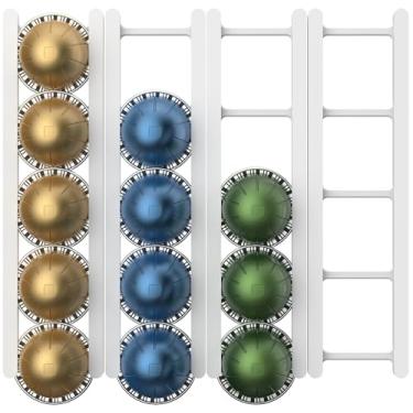 Imagem de KUSOVILI Suporte Magnético Para Cápsulas De Café Nespresso Vertuoline - Comporta 20 Cápsulas, Organizador Geladeira Forte Fácil Acesso E Economia Espaço