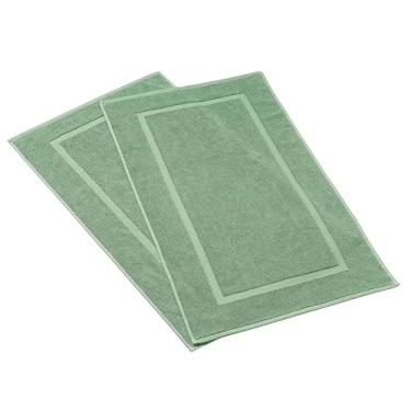 Imagem de HILLFAIR -900 GSM - Tapete de toalhas de chão 100% algodão fiado em anel - Hotel-Spa Banheira - Tapete de banheiro Toalhas - 53 x 86 centímetros - Tapetes de banho de algodão felpudo, lavável na