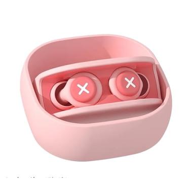 Imagem de Tampões de Ouvido de Silicone Reutilizáveis. Protetor Antirúido Abafador para Dormir ou Estudar (Rosa, Tamanho único)