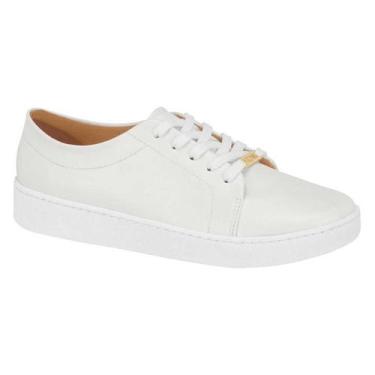 Imagem de Tênis Vizzano Feminino Casual Pelica 1214.205, Branco, 37