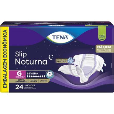Imagem de Fralda Geriátrica Tena Slip Noturna G Unissex 24 Unidades