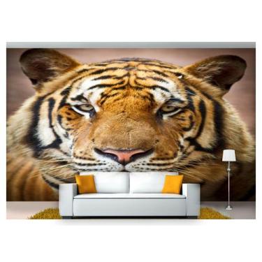 Imagem de Papel De Parede Animais Tigre Floresta 3D Anm121 - Você Decora