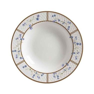 Imagem de Conjunto Com 6 Pratos Fundo Relevo Heritage 25Cm - Alleanza Cerâmica