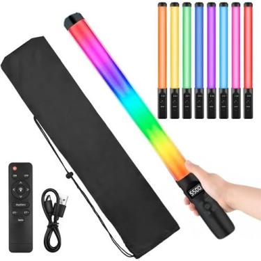Imagem de Kit 2 Bastões De Led Ring Light Profissional Foto Colorido - FG