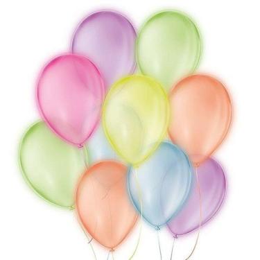 Imagem de Balão de Festa Neon - Sortido - 25 Unidades - Balões São Roque - Rizzo