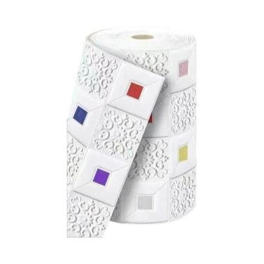 Imagem de 70cm X 5m 3D Estéreo Autoadesivo À Prova D'água Adesivos De Parede Dec