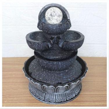 Imagem de Fonte De água Decorativa Cascata 4 Quedas Luz De Led Bivolt