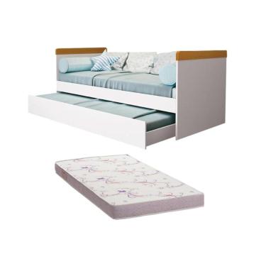 Imagem de Bicama Nuth Reller Solteiro Babá com Colchão 188x88 cm