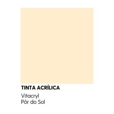 Imagem de Tinta Semibrilho Premium Laranjas - Vitacryl, Pôr do Sol, 3,6 lts