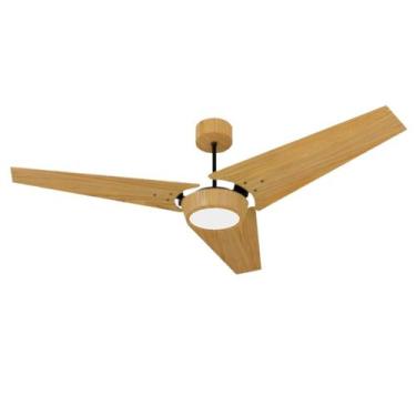 Imagem de Ventilador de Teto Natuvent Callis Led 3 Pás Madeira Freijó, 3000k bra