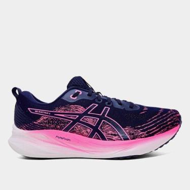 Imagem de Tênis Asics Gel-Electrus 2 Feminino, Marinho, Rosa, 36