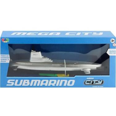 Imagem de Submarino Brinquedo Aquatico Infantil 28CM BBR TOYS