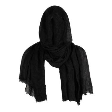 Imagem de Fantasia de Cosplay de Pirata Medieval Masculino - Cachecol com Capuz 