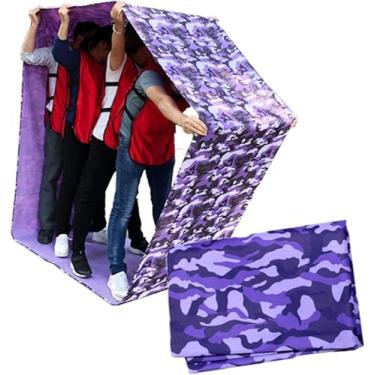 Imagem de Tapete De Corrida De Jogo De Trabalho Em Equipe Para Adultos, Tapete De Corrida De Jogo De Competição De Grupo De Carnaval Ao Ar Livre, 5 Cores, Purple, Kids-6M/20FT