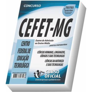 Imagem de Apostila CEFET MG Admissão ao Ensino Médio - CURSO OFICIAL