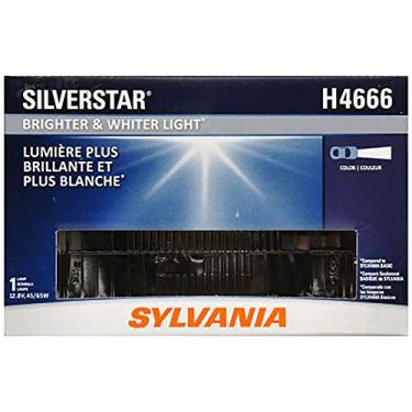 Imagem de SYLVANIA Farol de feixe selado de halogênio de alto desempenho SilverStar H4666 100 x 165, (contém 1 lâmpada)
